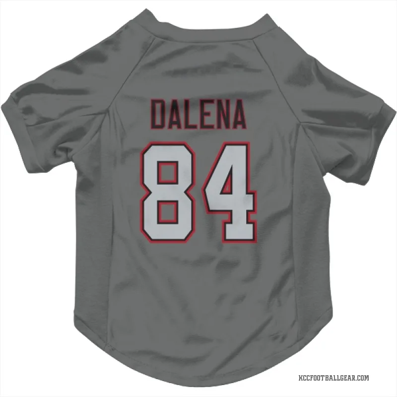 Mac Dalena Charcoal Kansas City Chiefs Cat & Dog Pet Jersey