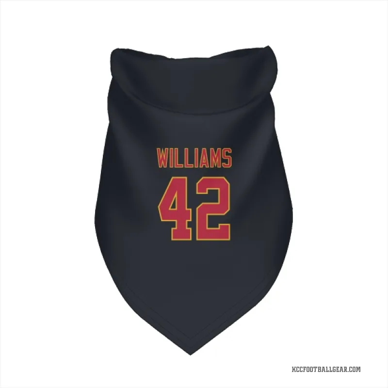 Major Williams Black Kansas City Chiefs Cat & Dog Pet Bandana