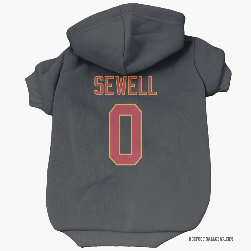 Marlen Sewell  Black Kansas City Chiefs  Cat & Dog Pet Hoodie