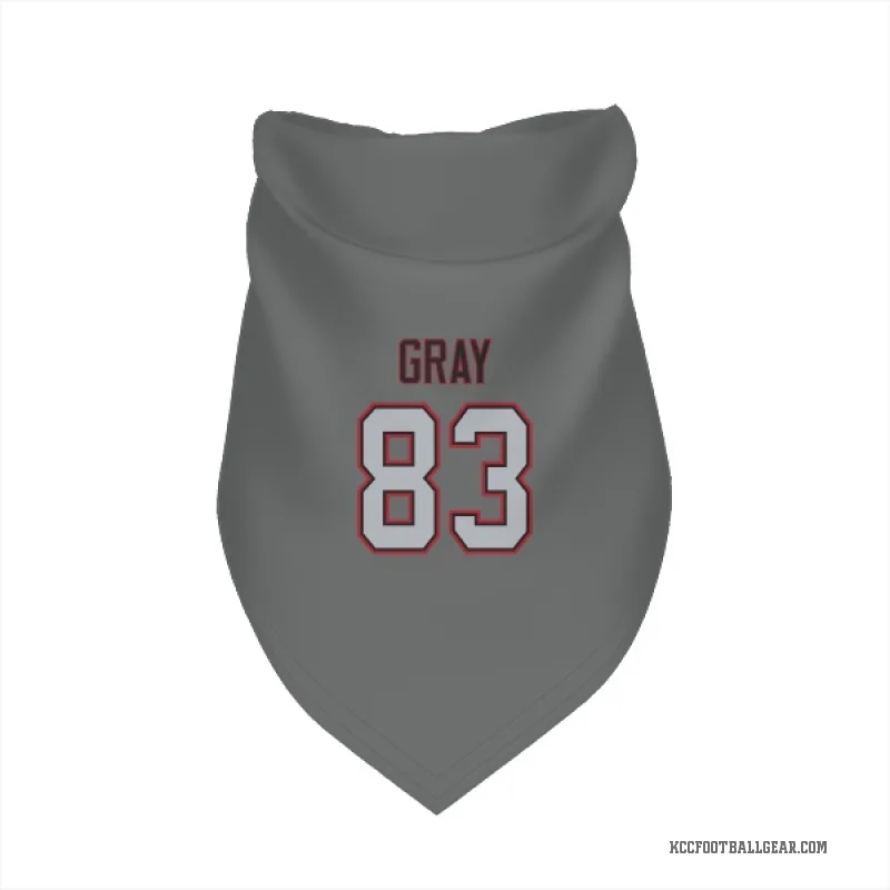 Noah Gray Charcoal Kansas City Chiefs Cat & Dog Pet Bandana