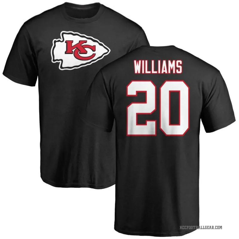 Nohl Williams Men's Black Kansas City Chiefs Logo T-Shirt -