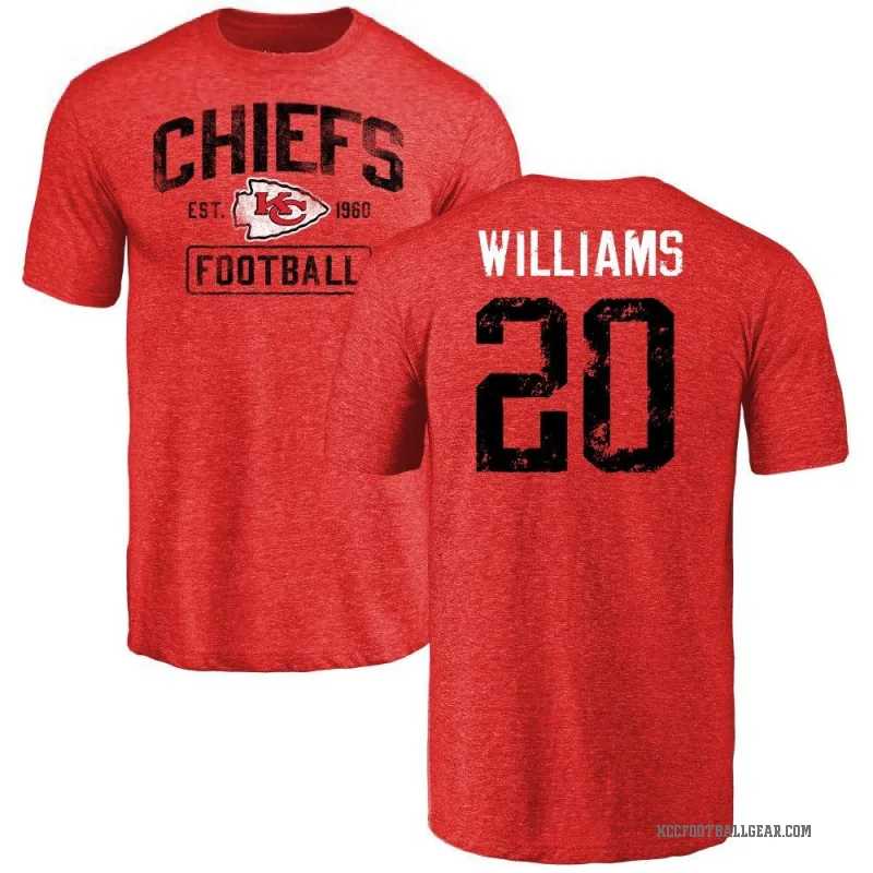 Nohl Williams Men's Red Kansas City Chiefs Distressed T-Shirt