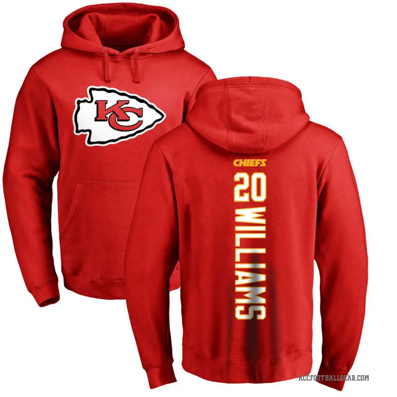 Nohl Williams Men's Red Kansas City Chiefs Pro Line Backer Pullover Hoodie