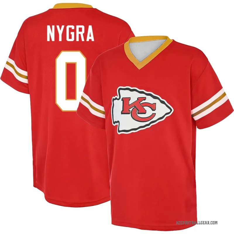 Pete Nygra Men's Red Kansas City Chiefs Game Day V-Neck T-Shirt