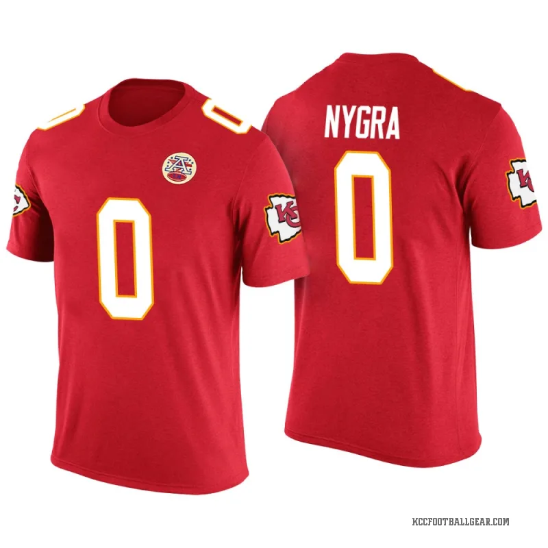 Pete Nygra Youth Red Kansas City Chiefs Color Rush T-Shirt