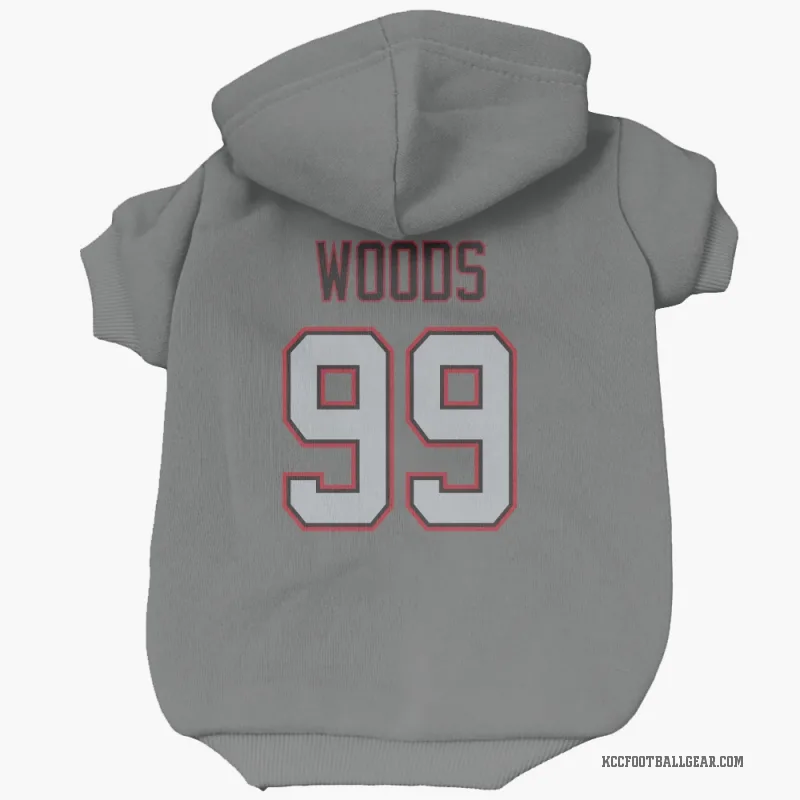 Peter Woods  Charcoal Kansas City Chiefs  Cat & Dog Pet Hoodie