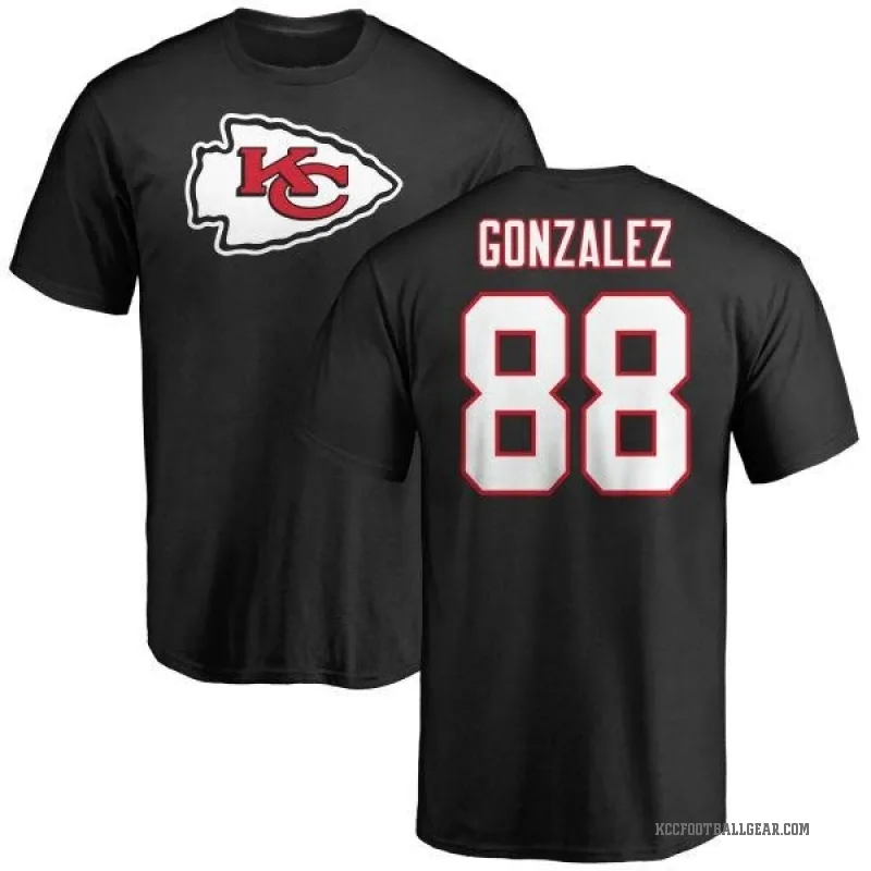 Tony Gonzalez Youth Black Kansas City Chiefs Logo T-Shirt -