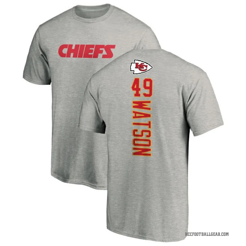 Tre Watson Men's Ash Kansas City Chiefs Backer T-Shirt -