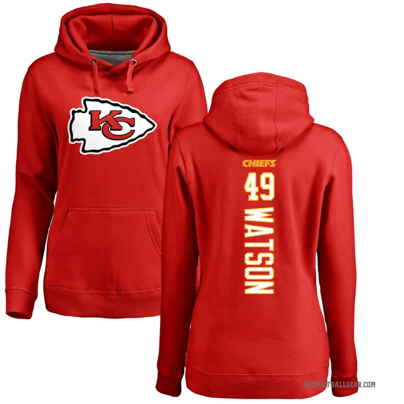 Tre Watson Women's Red Kansas City Chiefs Pro Line Backer Pullover Hoodie
