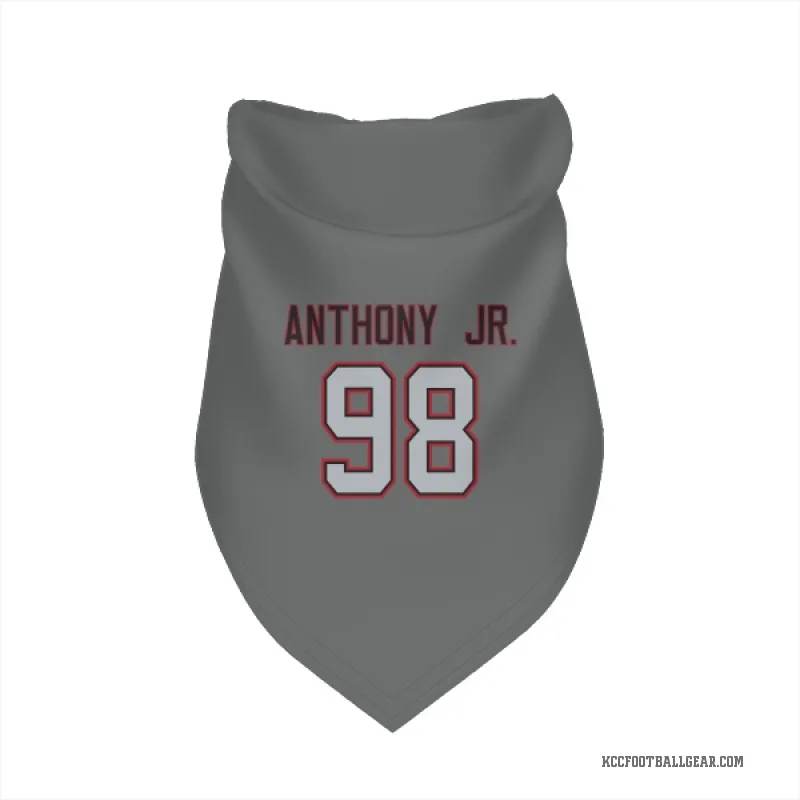 Vincent Anthony Jr.  Charcoal Kansas City Chiefs  Cat & Dog Pet Bandana
