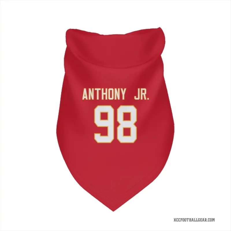 Vincent Anthony Jr.  Red Kansas City Chiefs  Cat & Dog Pet Bandana