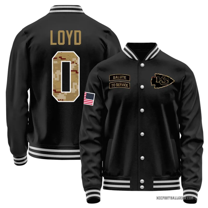 Xavier Loyd Men's Black Kansas City Chiefs Salute to Service Sideline Performance Jacket
