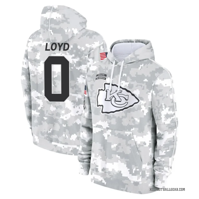Xavier Loyd Men's Camo Kansas City Chiefs Arctic 2024 Salute to Service Club Fleece Pullover Hoodie