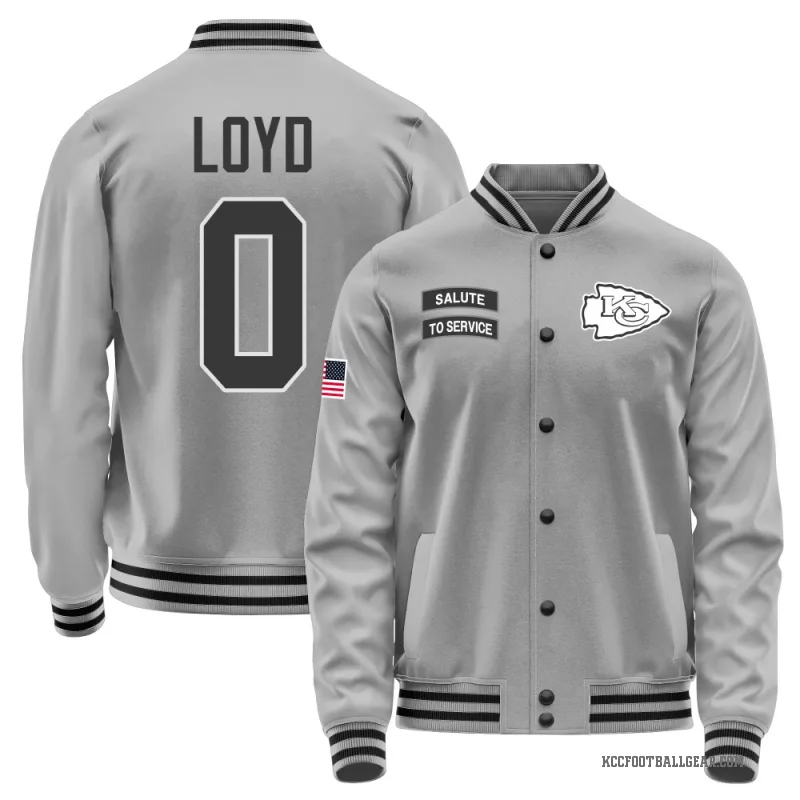 Xavier Loyd Men's Gray Kansas City Chiefs Salute to Service Performance Jacket