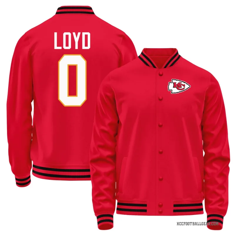 Xavier Loyd Youth Red Kansas City Chiefs Full-Snap Jacket